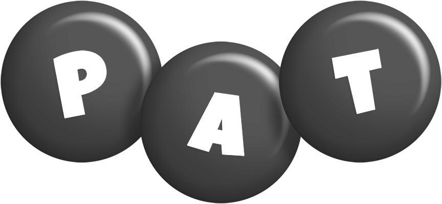 Pat candy-black logo