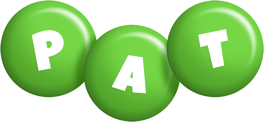 Pat candy-green logo
