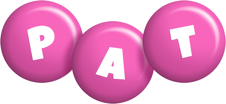 Pat candy-pink logo