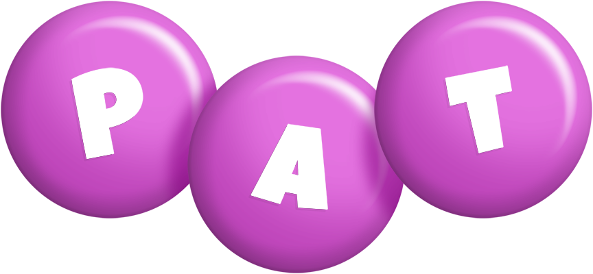 Pat candy-purple logo