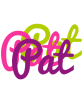 Pat flowers logo