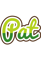 Pat golfing logo