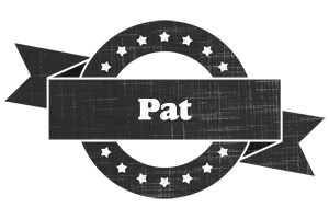 Pat grunge logo