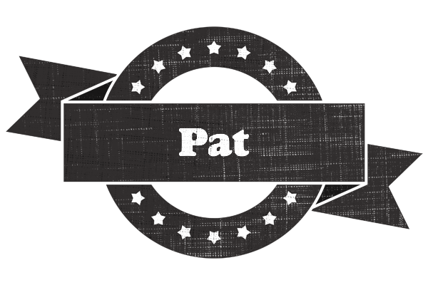 Pat grunge logo