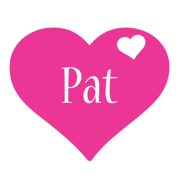 Pat love-heart logo