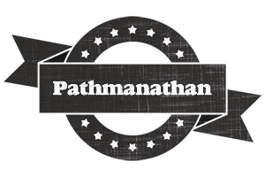 Pathmanathan grunge logo