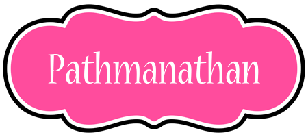 Pathmanathan invitation logo