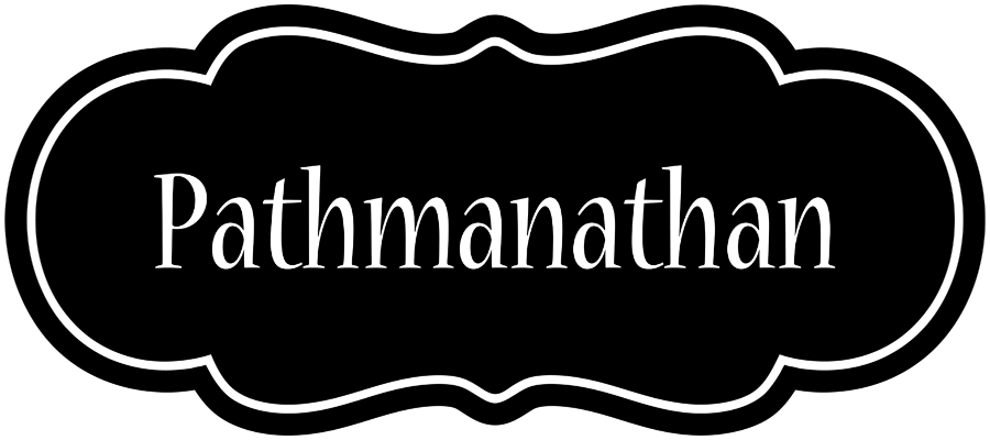 Pathmanathan welcome logo