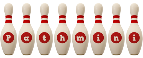 Pathmini bowling-pin logo