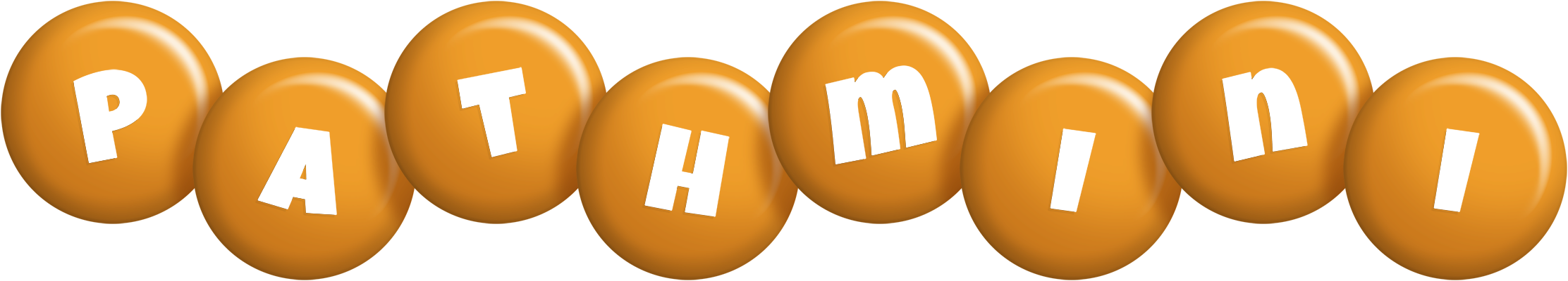 Pathmini candy-orange logo