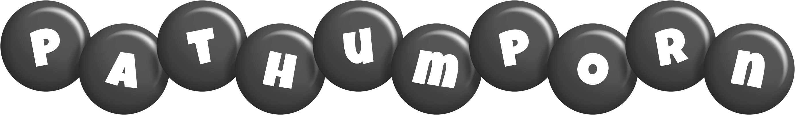 Pathumporn candy-black logo