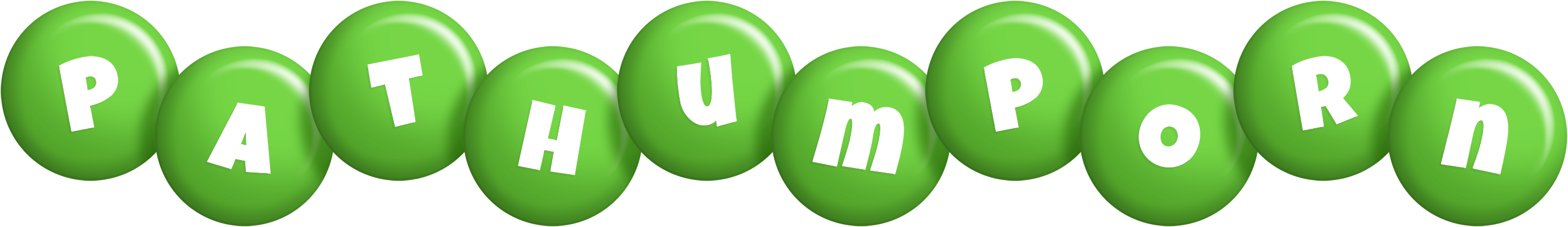 Pathumporn candy-green logo