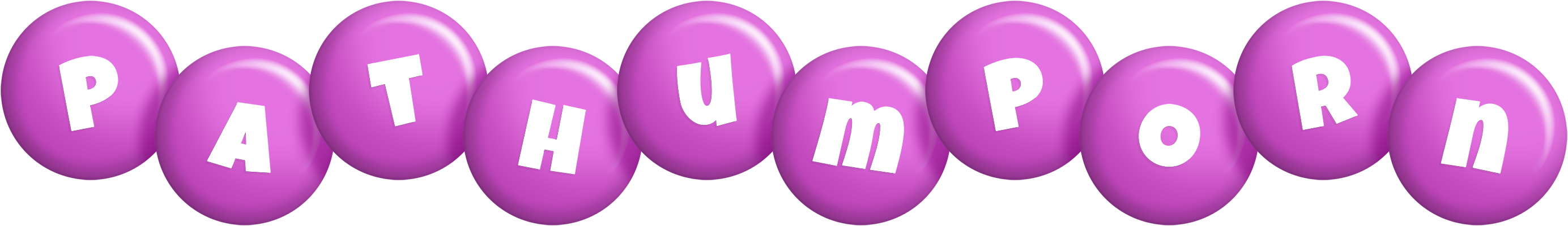 Pathumporn candy-purple logo