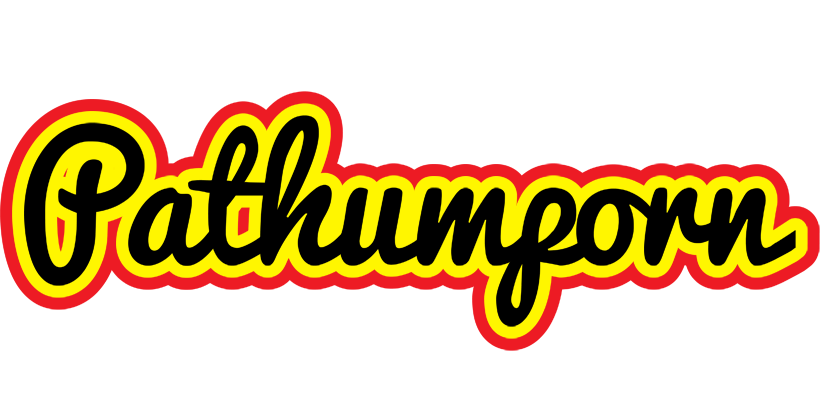 Pathumporn flaming logo