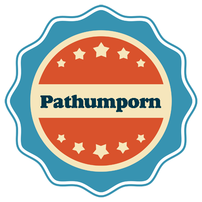 Pathumporn labels logo