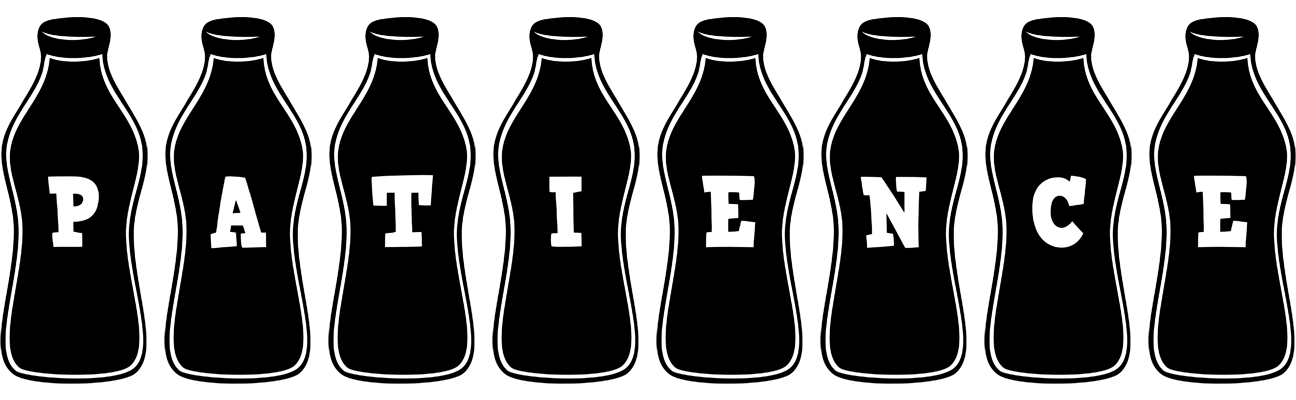 Patience bottle logo