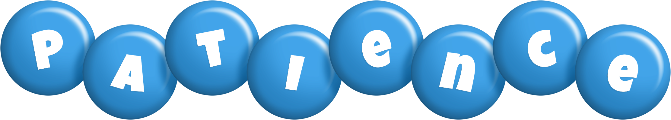 Patience candy-blue logo