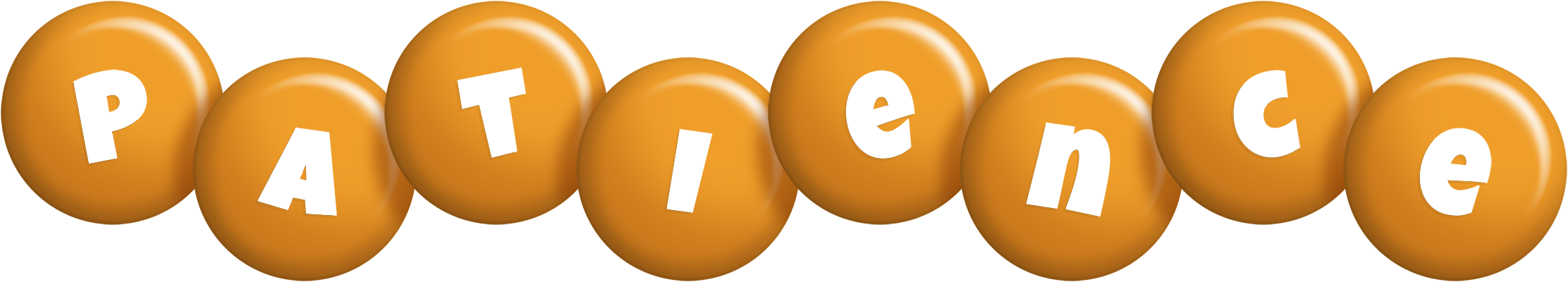 Patience candy-orange logo