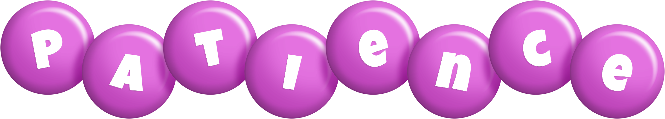 Patience candy-purple logo