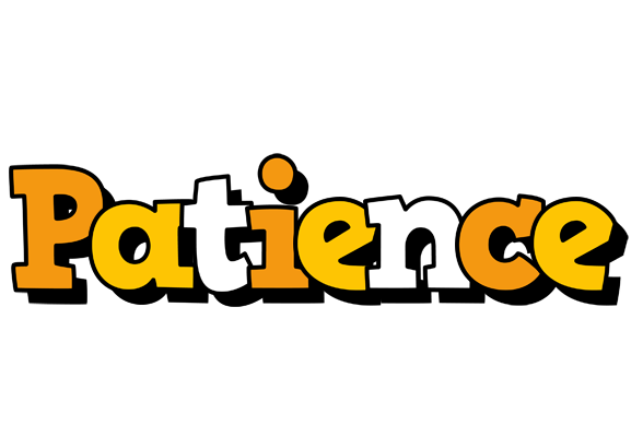 Patience cartoon logo