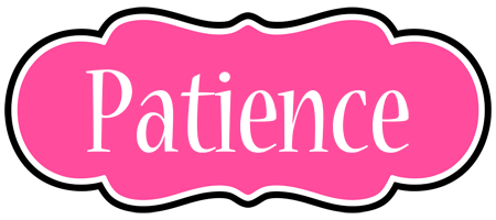 Patience invitation logo