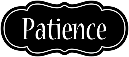 Patience welcome logo