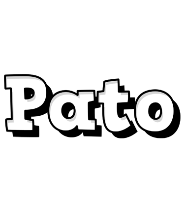 Pato snowing logo