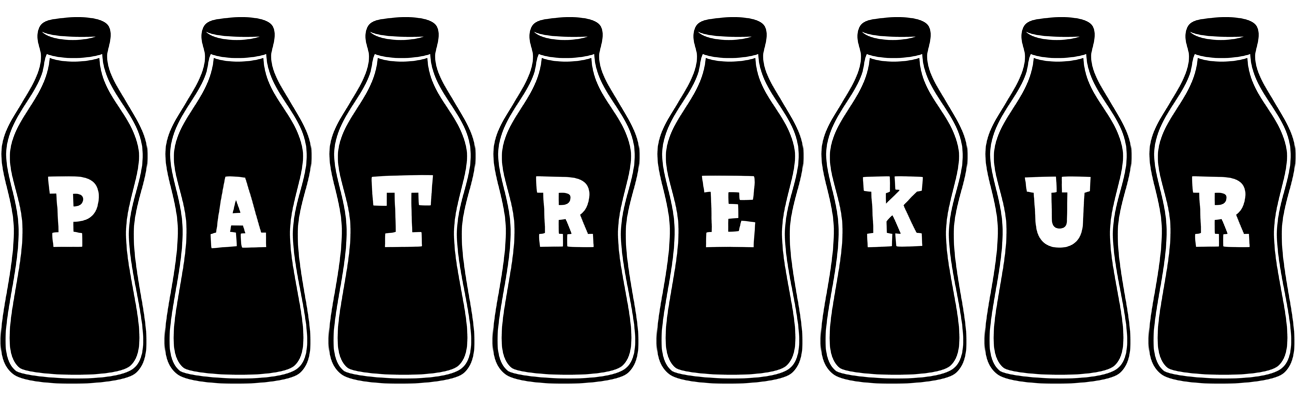 Patrekur bottle logo