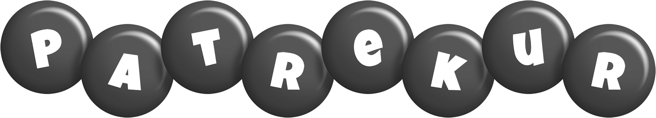 Patrekur candy-black logo