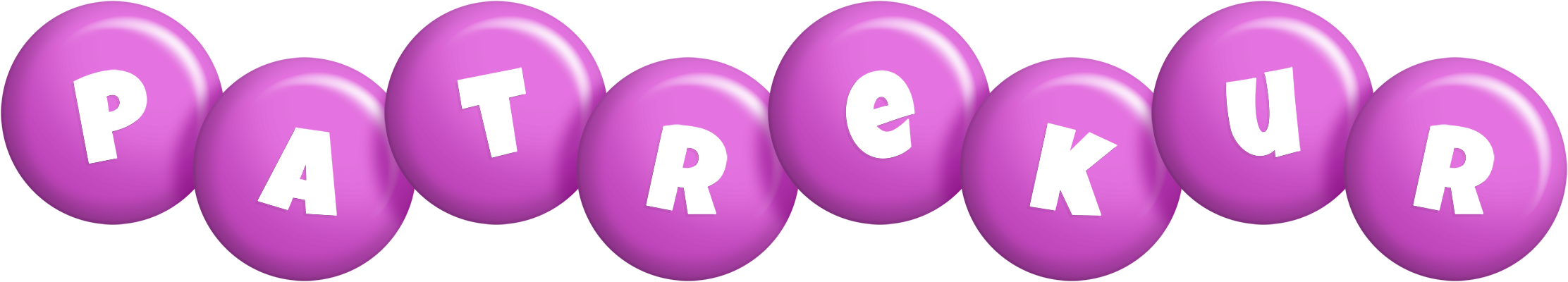 Patrekur candy-purple logo