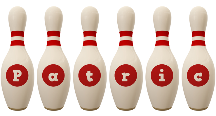 Patric bowling-pin logo