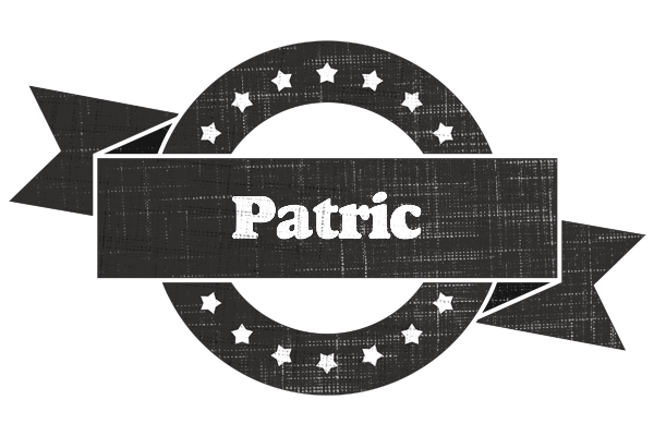 Patric grunge logo