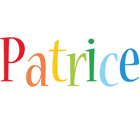 Patrice birthday logo