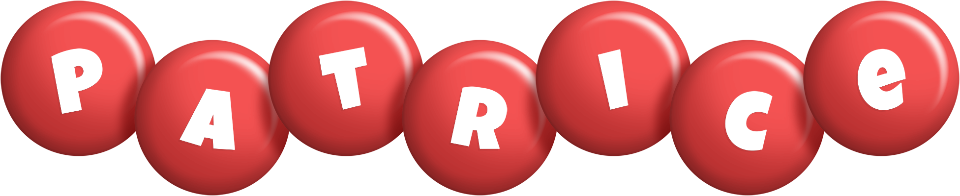 Patrice candy-red logo