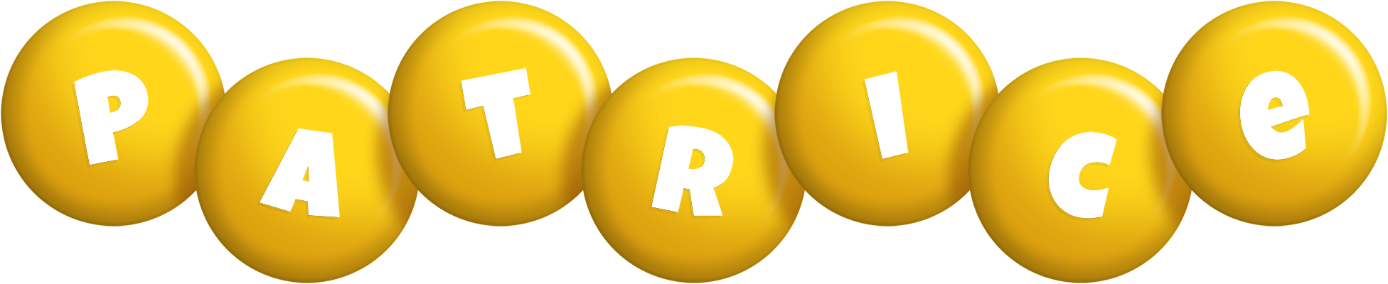 Patrice candy-yellow logo