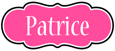 Patrice invitation logo