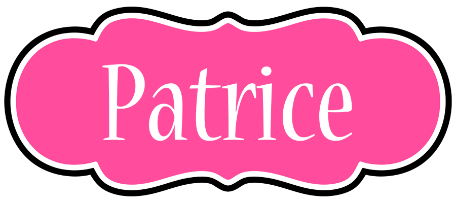 Patrice invitation logo