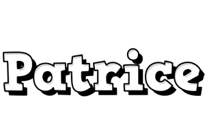 Patrice snowing logo