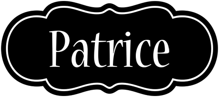 Patrice welcome logo