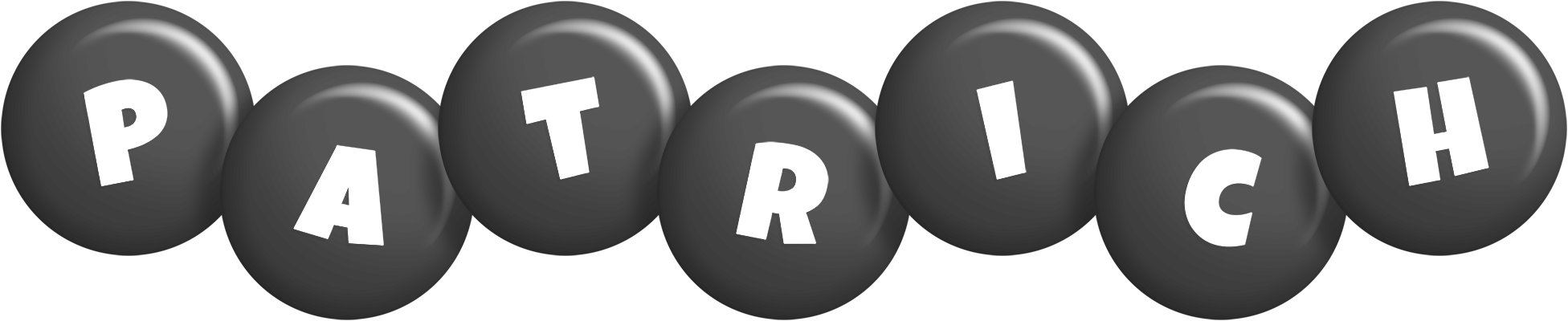 Patrich candy-black logo