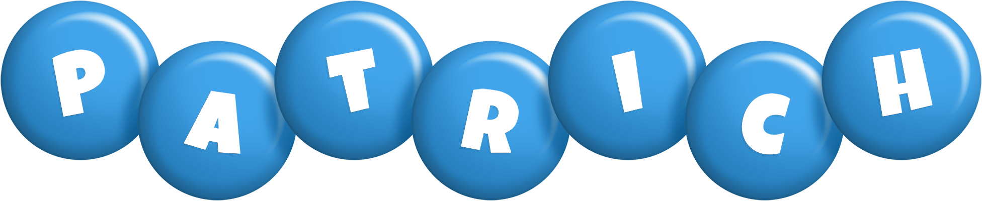 Patrich candy-blue logo
