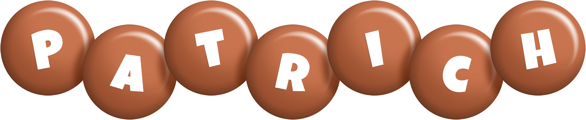 Patrich candy-brown logo