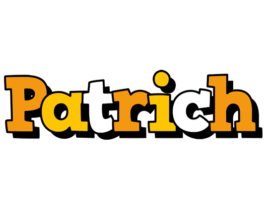 Patrich cartoon logo