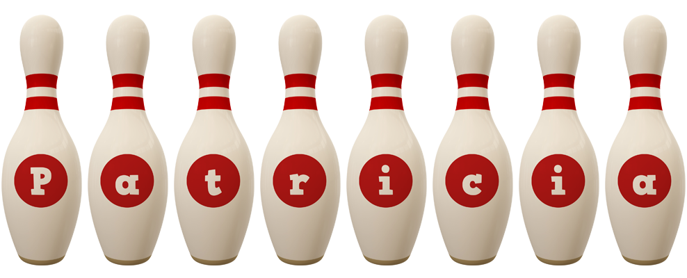 Patricia bowling-pin logo