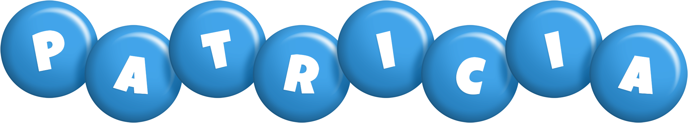 Patricia candy-blue logo
