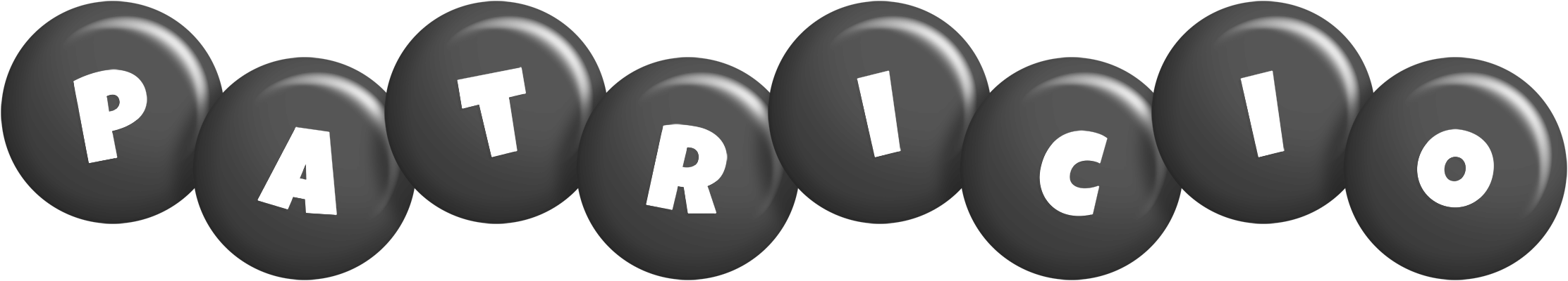 Patricio candy-black logo