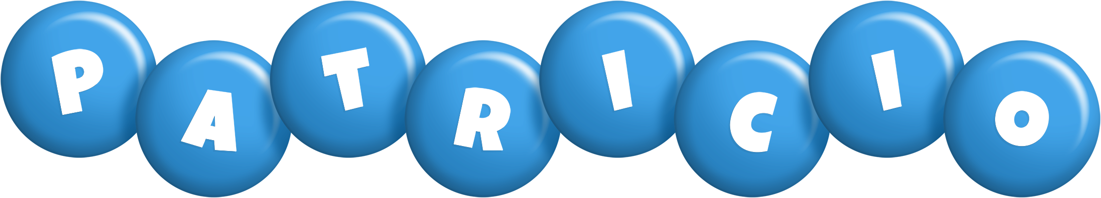 Patricio candy-blue logo