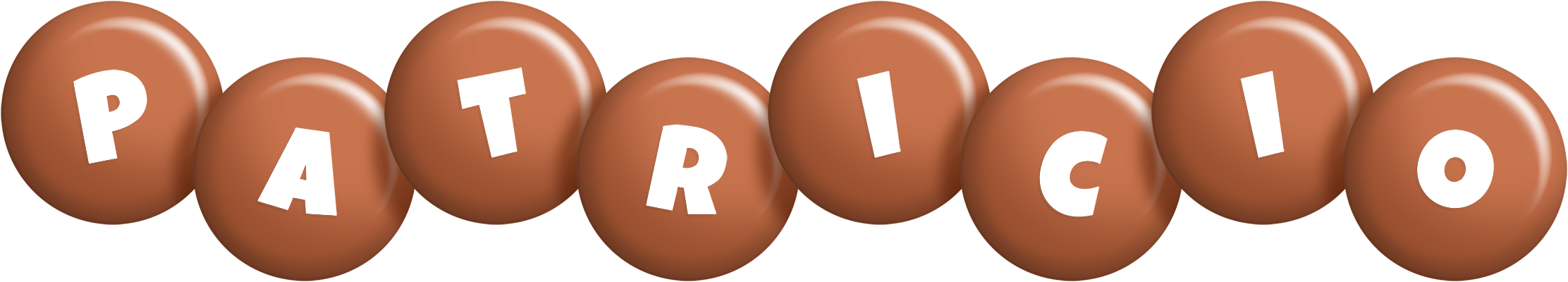 Patricio candy-brown logo