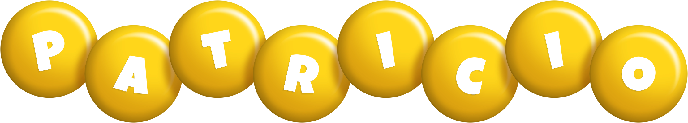 Patricio candy-yellow logo