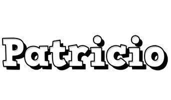 Patricio snowing logo